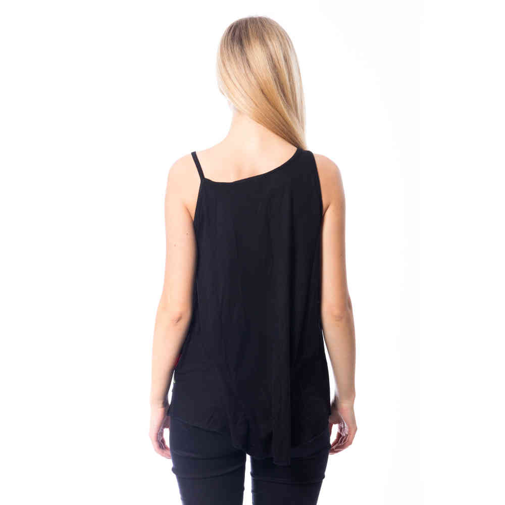Innocent Lifestyle - LOVE ROSE Mouwloze top - Zwart